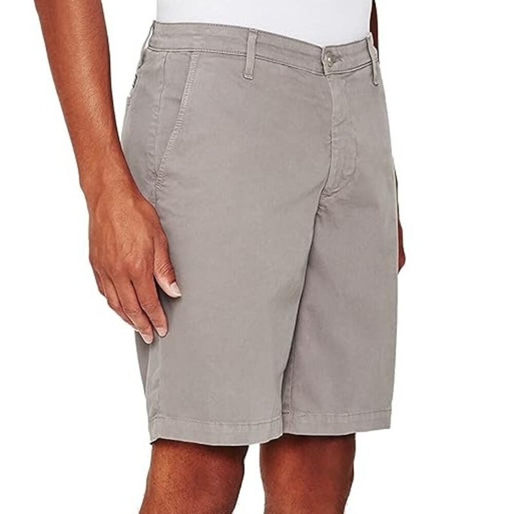 AG Adriano Goldschmied NWT Griffin Tailored Shorts Grey Haze Size 29 Flat Front